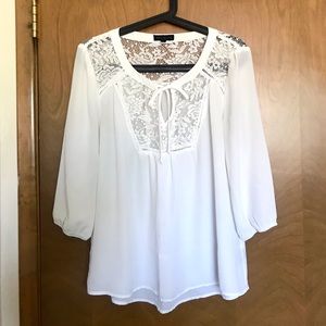 Flowy White Socialite Blouse